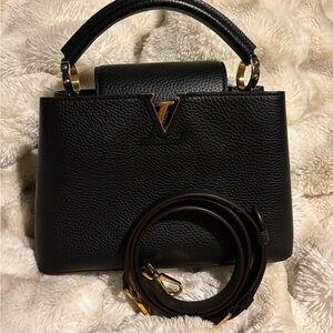 Louis Vuitton Elegant Black Handbag